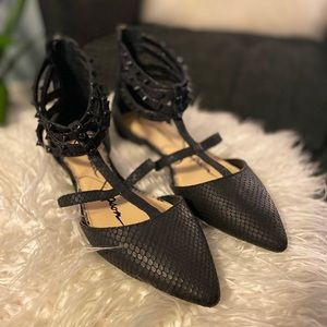 Jessica Simpson Noway Two-Piece Studded Flats